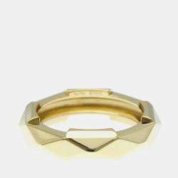Gucci Studded 18K Yellow Gold Band Ring