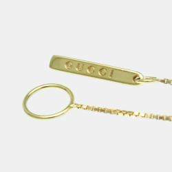 Pre Owned Gucci GG 18K Yellow Gold Lariat Necklace