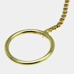 Pre Owned Gucci GG 18K Yellow Gold Lariat Necklace