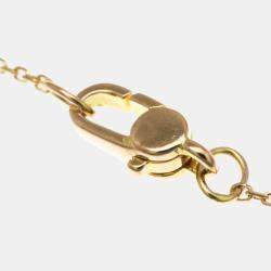 Pre Owned Gucci Icon No Stone 18K  Pink Gold  Fashion Pendant Necklace 