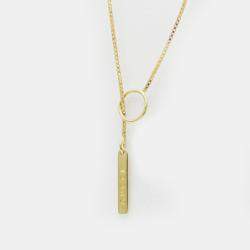 Pre Owned Gucci Lariat Necklace Yellow Gold 18K Necklace Gold