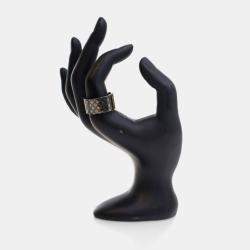 Pre Owned Gucci Silver Ring Sz 21