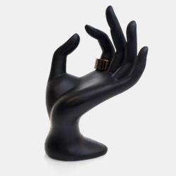 Pre Owned Gucci Silver Ring Sz 21