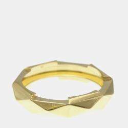 Pre Owned خاتم غوتشي مرصع ذهب أصفر عيار 18 خاتم عصري