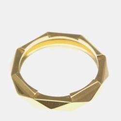 Pre Owned خاتم غوتشي مرصع ذهب أصفر عيار 18 خاتم عصري