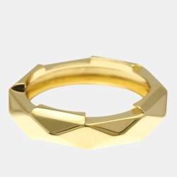 مملوكة مسبقًا Gucci Link To Love Stud 18K Yellow Gold Fashion Band Ring