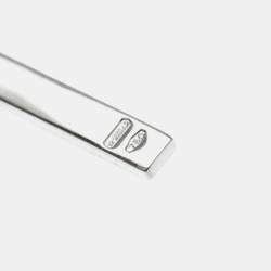 مملوكة مسبقًا قلادة غوتشي لاريات بدون أحجار فضة ذهب أبيض عيار 18