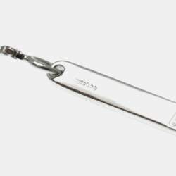 مملوكة مسبقًا قلادة غوتشي لاريات بدون أحجار فضة ذهب أبيض عيار 18