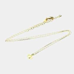 Pre Owned قلادة غوتشي جي جي رنينغ توباز قلادة ذهب أصفر عيار 18 قيراط (ذهب)