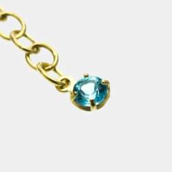 Pre Owned قلادة غوتشي جي جي رنينغ توباز قلادة ذهب أصفر عيار 18 قيراط (ذهب)