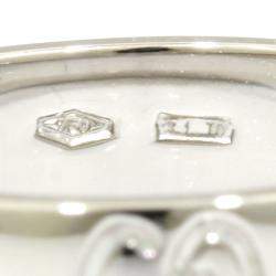 Pre Owned Gucci Icon 18K White Gold Ring Band Size 47