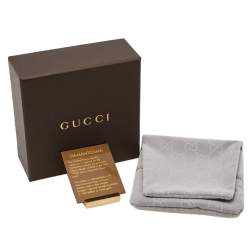Gucci Diamantissima 18K Yellow Gold Heart Bracelet 