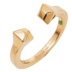 Gucci 18K Yellow Gold Chiodo Ring Size EU 54
