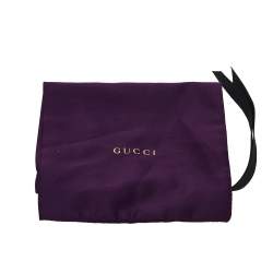 Gucci Icon Diamond 18k White Gold Band Ring Size 50