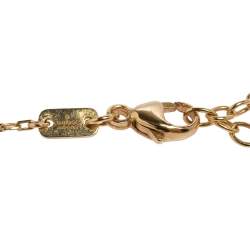 Gucci GG Running Diamond 18k Yellow Gold Station Necklace