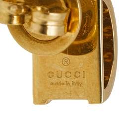 Gucci Icon 18K Yellow Gold Earrings