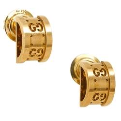 Gucci Icon 18K Yellow Gold Earrings