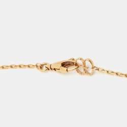 Gucci Double G 18k Yellow Gold Pendant Necklace