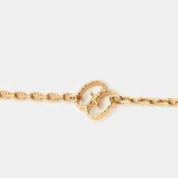 Gucci Double G 18k Yellow Gold Pendant Necklace