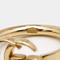 Gucci GG Marmont 18k Yellow Gold Ring Size 51