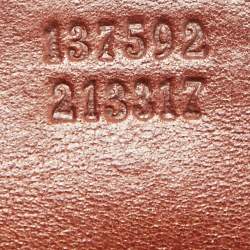 Pre Owned Gucci Brown/Beige GG Canvas and Leather Horsebit Flap Hobo