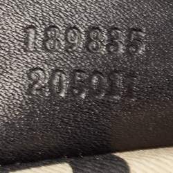 Pre Owned Gucci Black Guccissima Leather Large Abbey D Ring Shoulder Bag