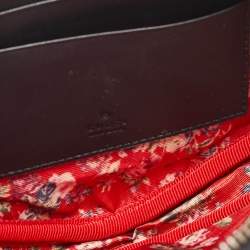 Pre Owned Gucci Black/Yellow Patent Leather and Rubber Game Patch Wristlet Clutch