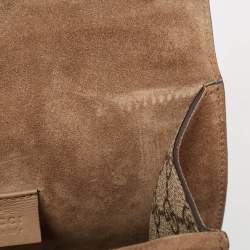 Pre Owned Gucci Beige GG Supreme Canvas Mini Dionysus Shoulder Bag