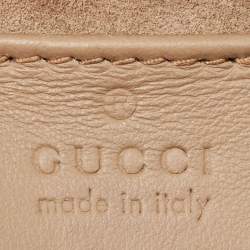 Pre Owned Gucci Beige GG Supreme Canvas Mini Dionysus Shoulder Bag