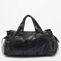 Gucci Black Leather Hysteria Tote