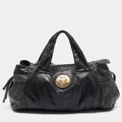 Gucci Black Leather Hysteria Tote