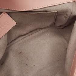 Gucci Pink Matelasse Leather Mini GG Marmont Shoulder Bag