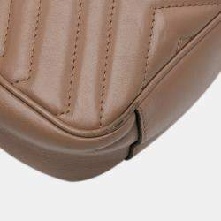 Pre Owned Gucci Small GG Marmont Matelasse Crossbody Bag