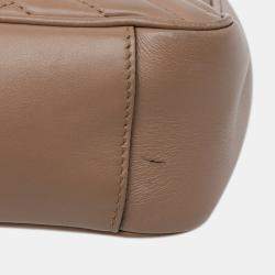 Pre Owned Gucci Small GG Marmont Matelasse Crossbody Bag