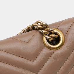 Pre Owned Gucci Small GG Marmont Matelasse Crossbody Bag