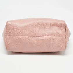 Gucci Pink Leather Mini Swing Tote