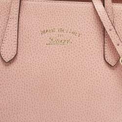 Gucci Pink Leather Mini Swing Tote