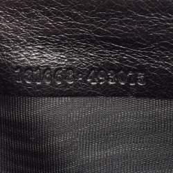 Gucci Black Guccissima Leather Continental Wallet