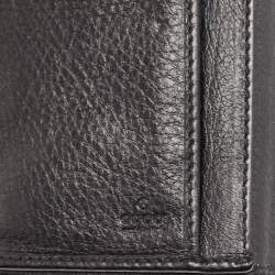 Gucci Black Guccissima Leather Continental Wallet