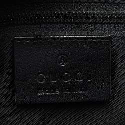 Pre Owned Gucci Black GG Canvas and Leather Small Jackie O Hobo