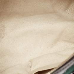 Gucci Brown/Beige GG Canvas and Leather Web Boston Bag