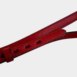 Gucci Red Leather Small Marmont Crossbody Bag