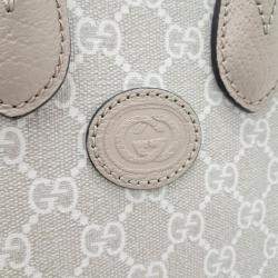 Gucci Beige Interlocking G Mini Tote Bag 