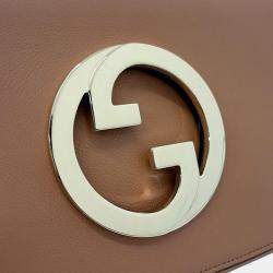 Gucci Brown Leather Blondie Shoulder Bag