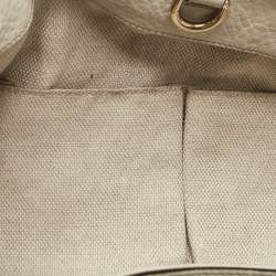 Gucci Off White Leather Medium Soho Chain Tote