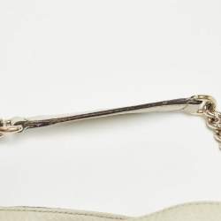 Gucci Off White Leather Medium Soho Chain Tote