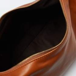 Pre Owned Gucci Brown Leather Medium Horsebit Hobo