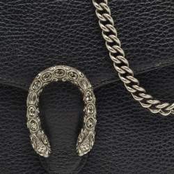 Gucci Black Leather Dionysus Wallet On Chain
