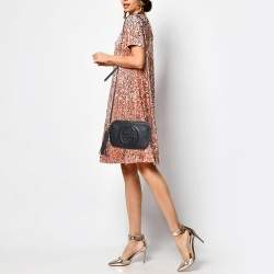 Pre Owned Gucci Black Leather Small Soho Disco Crossbody Bag