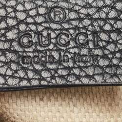 Pre Owned Gucci Black Leather Small Soho Disco Crossbody Bag
